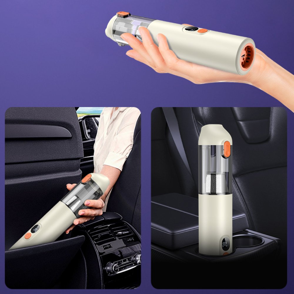 Car Brushless Motor 4 - in - 1 Handheld Vacuum Cleaner - Blu - trend