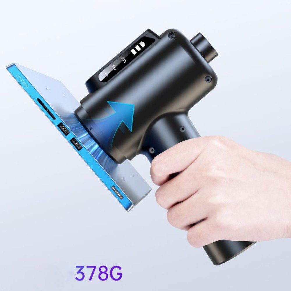 Car Cordless Vacuum Cleaner Suction Blow Extraction Fill Pet Hair Sucker - Blu - trend