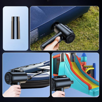 Car Cordless Vacuum Cleaner Suction Blow Extraction Fill Pet Hair Sucker - Blu - trend