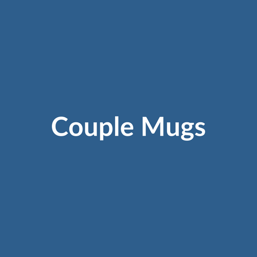 Blu-Trend Couple Mugs — Set of 2