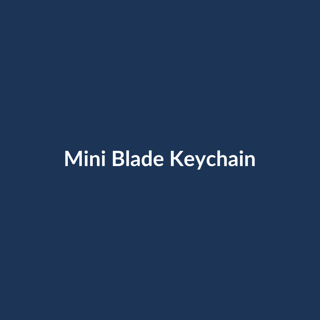 Mini Blade Rope Keychain