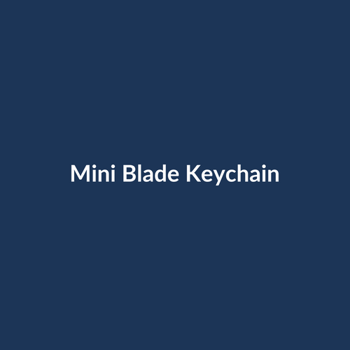 Mini Blade Rope Keychain